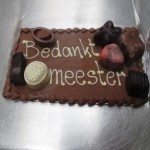 Chocolade bedankje meester