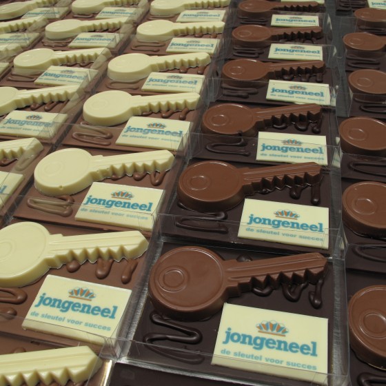 Chocolade plateau logo sleutel