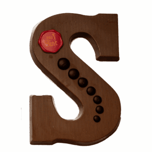 Blokletter groot melk, wit of puur