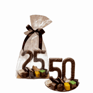 Cijfer chocolade geschenk