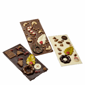 Kerst chocolade reep